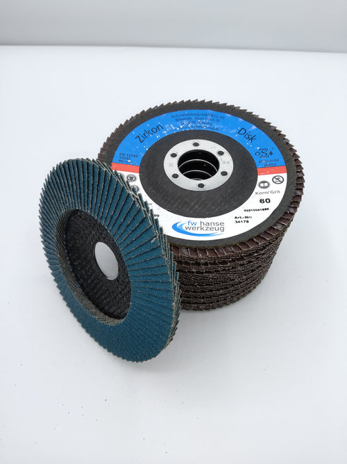 10 Zirkon Schleifscheiben 115x22,23 mm, K60 | PICHLER 00034178